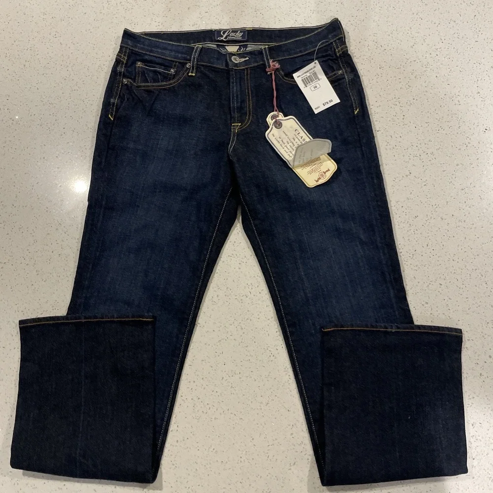 Lucky Brand Classic Rider Crop Capri‎ Jeans Womens 10/30x32  Denim